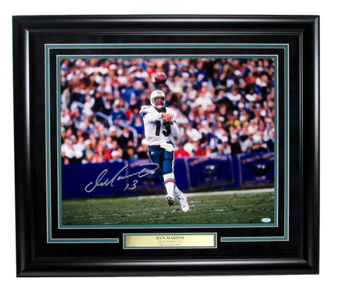 Dan Marino Miami Dolphins Signed 16x20 Photo Framed Steiner 148837
