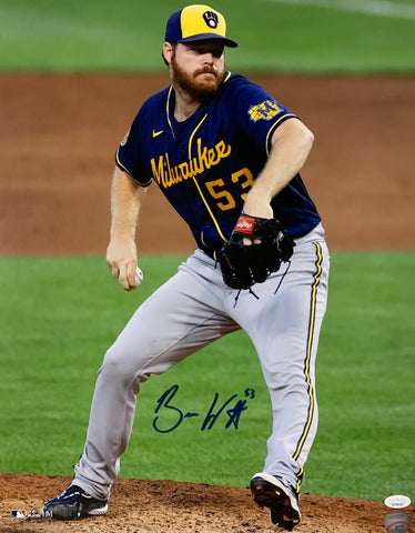 Brewers All Star Pitcher BRANDON WOODRUFF Signed 16x20 Photo #1 AUTO - JSA