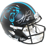 Julius Peppers Autographed Carolina Panthers Pro Helmet 22 Alt Beckett W 51792
