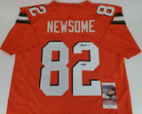 Ozzie Newsome Signed Cleveland Browns Orange Jersey (JSA COA) 3xPro Bowl/ HOF TE