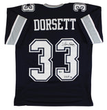 Tony Dorsett "HOF 94" Authentic Signed Navy Pro Style Jersey BAS Witnessed 2
