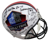 NFL Hall of Famers Multi-Signed (21) Full Size Replica Football Helmet 213067