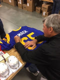 Los Angeles Rams TOM MACK Signed Custom Jersey AUTO w/ "HOF '99" - Beckett COA