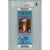 Joe Flacco Autographed Baltimore Ravens SB XLVII Ticket Stub MVP Beckett 49688