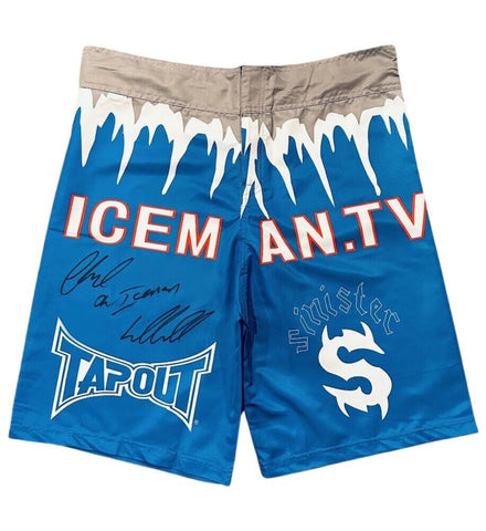 Chuck "The Iceman" Liddell Signed UFC Trunks (PSA COA) Light Heavyweight Champ