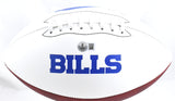 James Cook Autographed Buffalo Bills Logo Football - Beckett W Hologram *Black