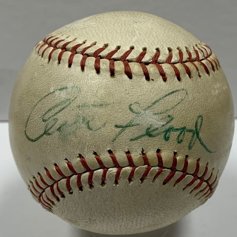 St. Louis Cardinals CURT FLOOD (d) Signed Official League Baseball AUTO - JSA