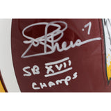 Rypien Theismann Williams Signed Washington Redskins F/S Helmet SB Beckett 49322