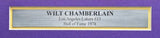 Lakers Wilt Chamberlain Autographed Framed Jersey PSA/DNA & Beckett AE20862