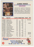 James Toney Signed 1991 Kayo Boxing Trading Card #180 - (SCHWARTZ COA)
