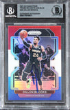Grizzlies Dillon Brooks Signed 2021 Panini Prizm RWB #202 Card BAS Slabbed