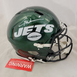 GARRETT WILSON SIGNED NEW YORK JETS F/S SPEED AUTHENTIC HELMET FANATICS QR