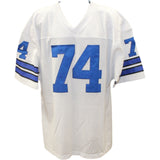 Bob Lilly Autographed/Signed Custom White XL Jersey 3 Insc Beckett 48488