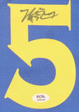 Kevon Looney Signed Golden State Warriors Nike Jersey (PSA) 3xNBA Champ Forward