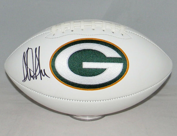 STERLING SHARPE SIGNED AUTOGRAPHED GREEN BAY PACKERS LOGO FOOTBALL BECKETT