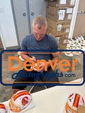 John Lynch Autographed Tampa Bay Buccaneers TB Mini Helmet HOF Beckett 51447