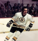 Ken Hodge Signed White Boston Bruins Jersey (Leaf COA) Playing career 1964-1980