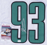 Jevon Kearse Signed Philadelphia Eagles Jersey (JSA COA)3xPro Bowl Defensive End