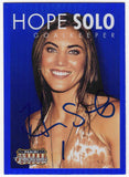 Hope Solo Signed 2015 Panini Americana Blue Trading Card #6 - (SCHWARTZ COA)