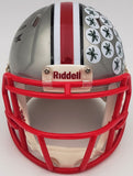 NICK BOSA AUTOGRAPHED OHIO STATE FLASH GRAY SPEED MINI HELMET BECKETT QR 203887
