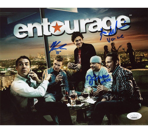 Multi-Signed Entourage Unframed 8x10 Photo - With Inscriptions
