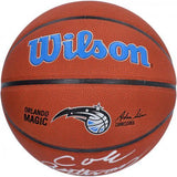 Cole Anthony Orlando Magic Signed Wilson Team Logo Basketball Silver Ink