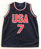 Shawn Kemp Signed Team USA Jersey (Beckett) 1994 FIBA World Cup Basketball Team