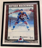 Nathan MacKinnon Autographed 16x20 Framed Photo Colorado Avalanche Fanatics COA