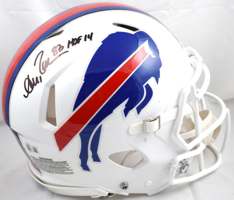 Andre Reed Signed Buffalo Bills F/S Speed Authentic Helmet w/HOF- Beckett W Holo