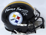 Franco Harris Autographed Steelers Speed Mini Helmet - Beckett W Hologram