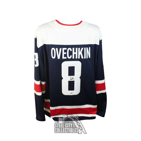 Alexander Ovechkin Autographed Capitals Navy Breakaway Hockey Jersey - Fanatics