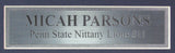 Micah Parsons Autographed Jersey Penn State Framed JSA 187345