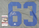 Jeff Saturday Signed Indianapolis Colts Jersey (JSA COA) 6xPro Bowl Center