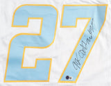 J. K. Dobbins Signed Los Angeles Chargers Jersey (Beckett) 2020 Pick OSU / R.B.
