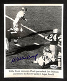 Willie Wood HOF Signed/Autographed 8x10 Photo Packers JSA BA214209
