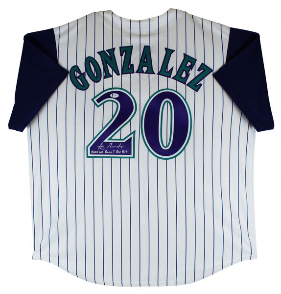Luis Gonzalez Signed Arizona Diamondbacks Cooperstown Jersey (Beckett COA)