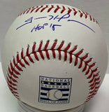 Padres TREVOR HOFFMAN Signed MLB Hall of Fame LOGO Baseball #1 w/ HOF AUTO JSA