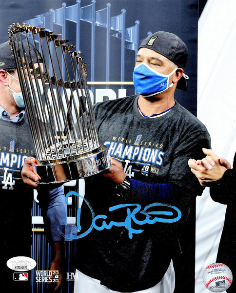 LA Dodgers WS Champ Manager DAVE ROBERTS Signed 8X10 photo #3 AUTO - JSA