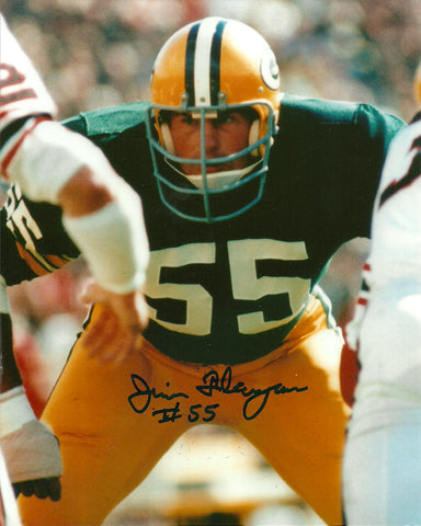 Green Bay Packers Super Bowl Champ JIM FLANIGAN Signed 8x10 Photo #2 AUTO