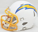 KEENAN ALLEN AUTOGRAPHED CHARGERS WHITE SPEED MINI HELMET BECKETT WITNESS 220515