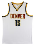 Nikola Jokic Authentic Signed White Pro Style Jersey Autographed JSA 3