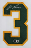 Jose Canseco Authentic Signed White Pro Style Framed Jersey BAS Witnessed