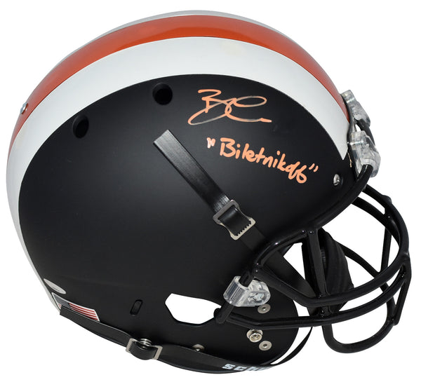 BRANDIN COOKS SIGNED OREGON STATE BEAVERS BLACK FULL SIZE HELMET TRISTAR