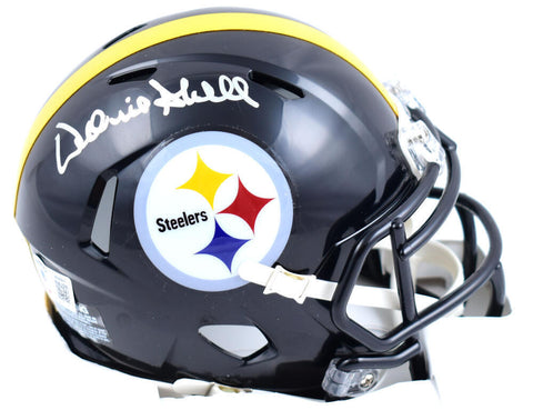Donnie Shell Autographed Pittsburgh Steelers Speed Mini Helmet - Beckett W Holo