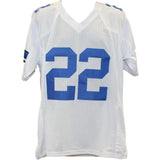 Emmitt Smith Autographed Pro Style Sz XL Jersey White SB XXXVIII MVP BAS W 58502