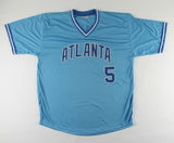 Bob Horner Signed Atlanta Braves Jersey (Tri-Star Holo) 1978 Rookie of the Year