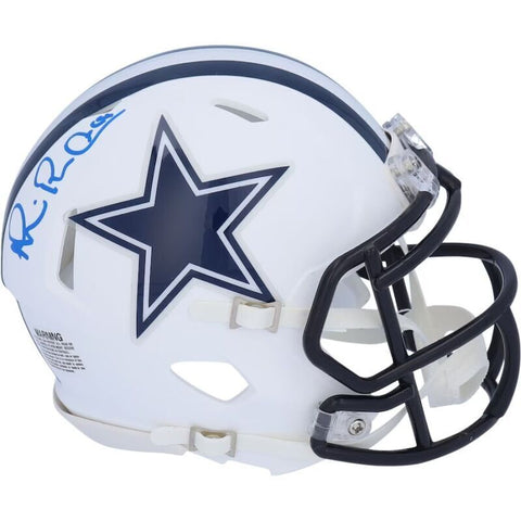 Michael Irvin Autographed Cowboys White Matte Mini Speed Helmet Fanatics