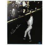 Moises Alou Signed Chicago Cubs Unframed 16x20 Catching Home Run Ball MLB Photo