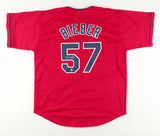 Shane Bieber Signed Cleveland Indians Jersey (Beckett Holo) 2020 Cy Young Award