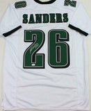 Miles Sanders Autographed White Pro Style Jersey - JSA W Auth *2